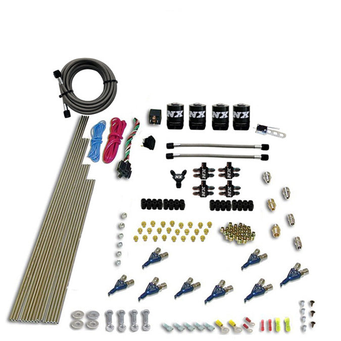 Sistema de nitro Direct Port de 8 cilindros EFI gasolina (200-500 CV) sin botella Nitrous Express NX 80001EFI-00