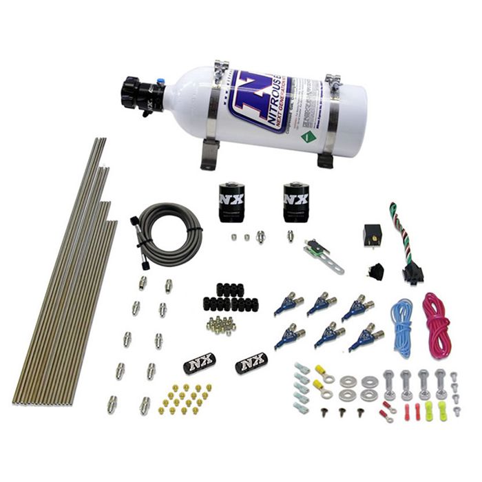 6-cylinder direct port gasoline engine, 150-375 hp, with NX 80006-05 Nitrous Express 5 lb bottle