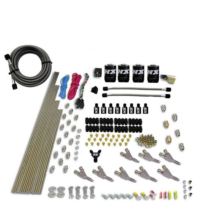 8-Cylinder Direct Port No Bottle 4 Solenoid Nitrous Oxide Discharge Valve, 200-500 hp, Express NX 80016-00