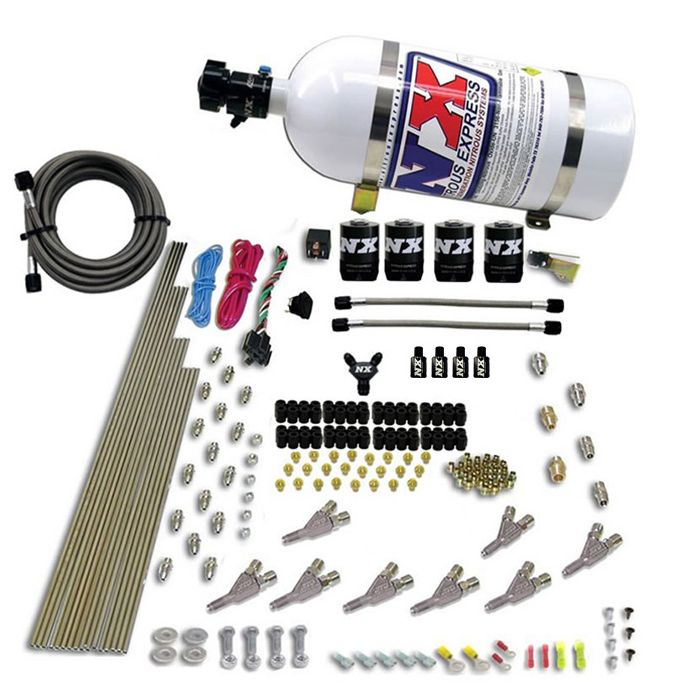 NX Express 80018EFI-10 8-Cylinder Nitrous Oxide Injector (Annual Nozzle) with Direct Port for 10 lb. EFI Applications