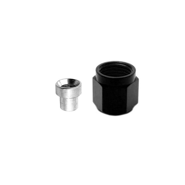 Nitrous Express NX 80090BLK AN3 Black Nut and Sleeve