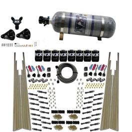 Four Stage 8-Cyl Dry Direct Port Nitrous System 12LB Nitrous Express NX 93306-12