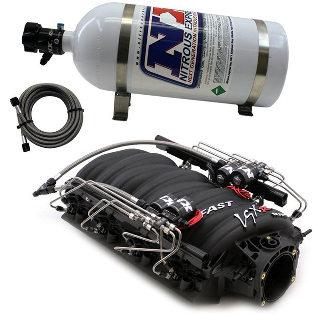 Fast 102 Manifold para culatas LS3 / L92 con NX Shark Direct Port Nitrous Express NX INTAKE011