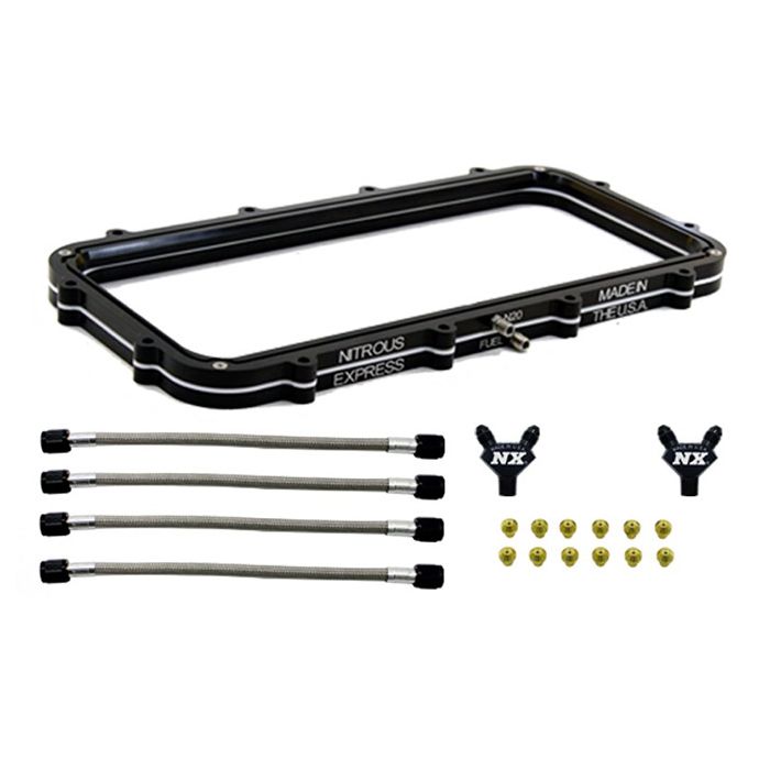 Conversión de placa de plenum Holley Hi-Ram Nitrous Express NX NX940