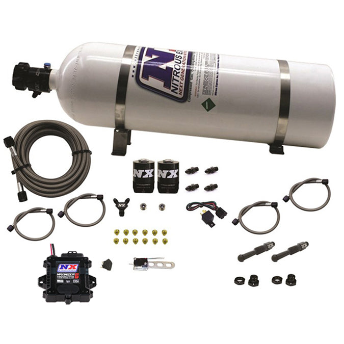 Sistema de nitro para diésel de doble etapa con controlador progresivo Nitrous Express NX NXD4000