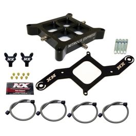 Dual Stage Billet Crossbar Plate Convesion 4150 Flange 50-300Hp Nitrous Express NX NX606
