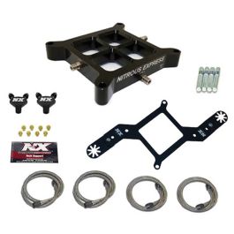 Dual Stage Billet Crossbar Plate Convesion 4150 Flange 100-500Hp Nitrous Express NX NX616