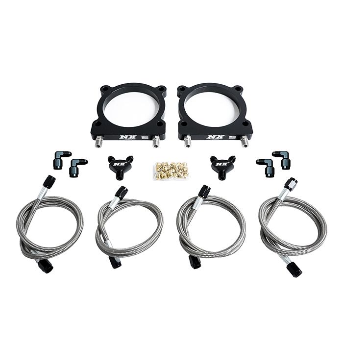 2024+ Ford Mustang 5.0L Nitrous Express NX NX964 Dual Throttle Body Plate Conversion