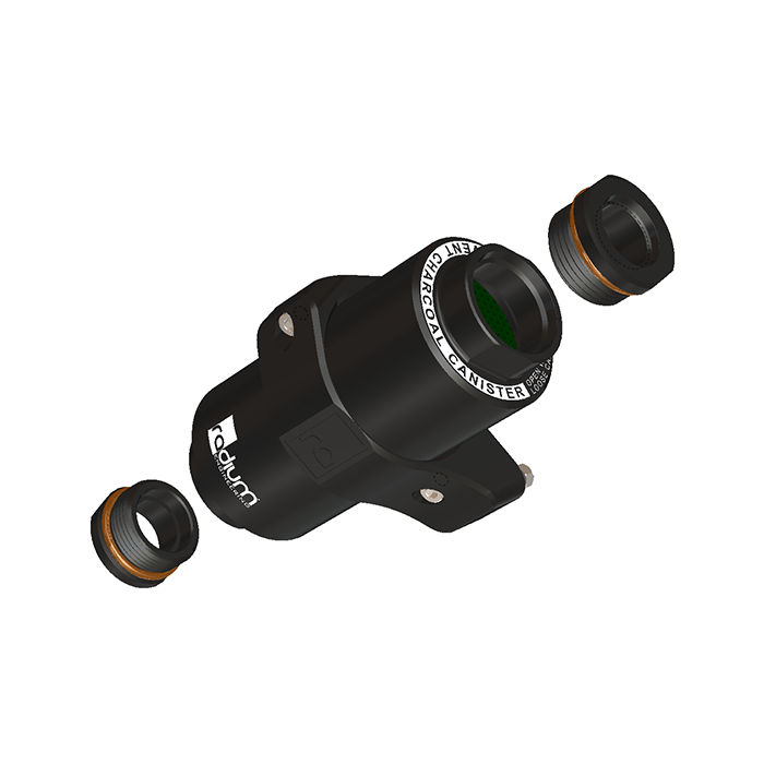 Radium Engineering Universal Activated Carbon Fuel Tank Vent Filter