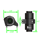 Radium Engineering Universal Activated Carbon Fuel Tank Vent Filter