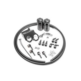 Dual Catch Can Kit CCV Fluid Lock Radium Engineering for Chevrolet Corvette LT1 2014-2019