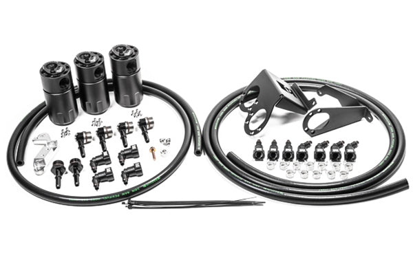 Kit de triple catch can Fluid Lock Radium Engineering para Chevrolet Corvette LT1 2014-2019