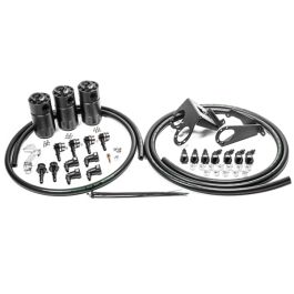 Triple Catch Can Kit Fluid Lock Radium Engineering for Chevrolet Corvette LT1 2014-2019