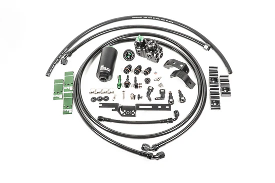Kit de tuberías para depósito de combustible con filtro de acero inoxidable Radium Engineering para Honda Civic Type R 2017-2021