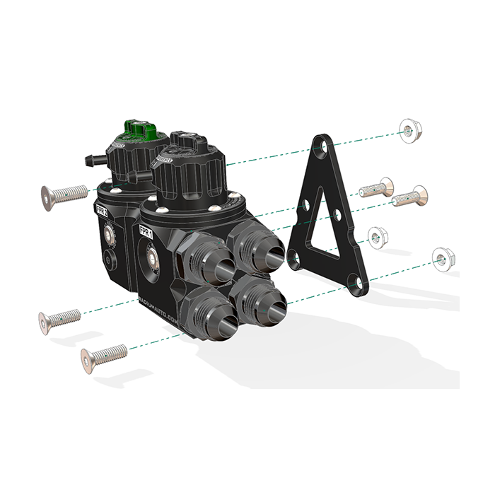 Radium Engineering 20-1102 DFPR Dual Fuel Pressure Regulator