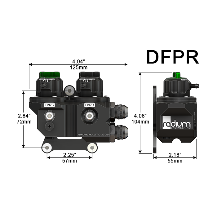 Radium Engineering 20-1102 DFPR Dual Fuel Pressure Regulator