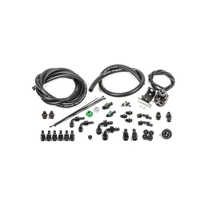 Kit de tuberías para riel de combustible Radium Engineering para Ford 302 351 Windsor