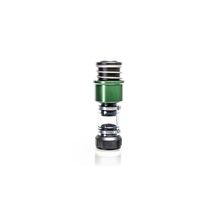Radium Engineering 1.5-inch Dry Break Pressure Relief Fast Fill Receptacle