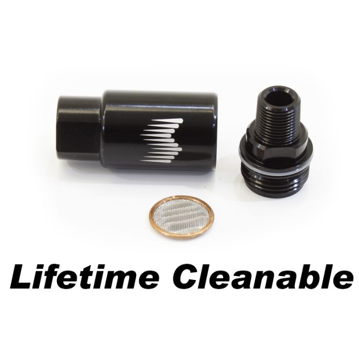 Snow Performance SNO-38FIL Machined Aluminum 100-Micron Water-Methanol Filter