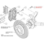 Wilwood 140-12996 DPHA Forged Front Brake Kit 10.32 Drilled Blue for Honda Acura