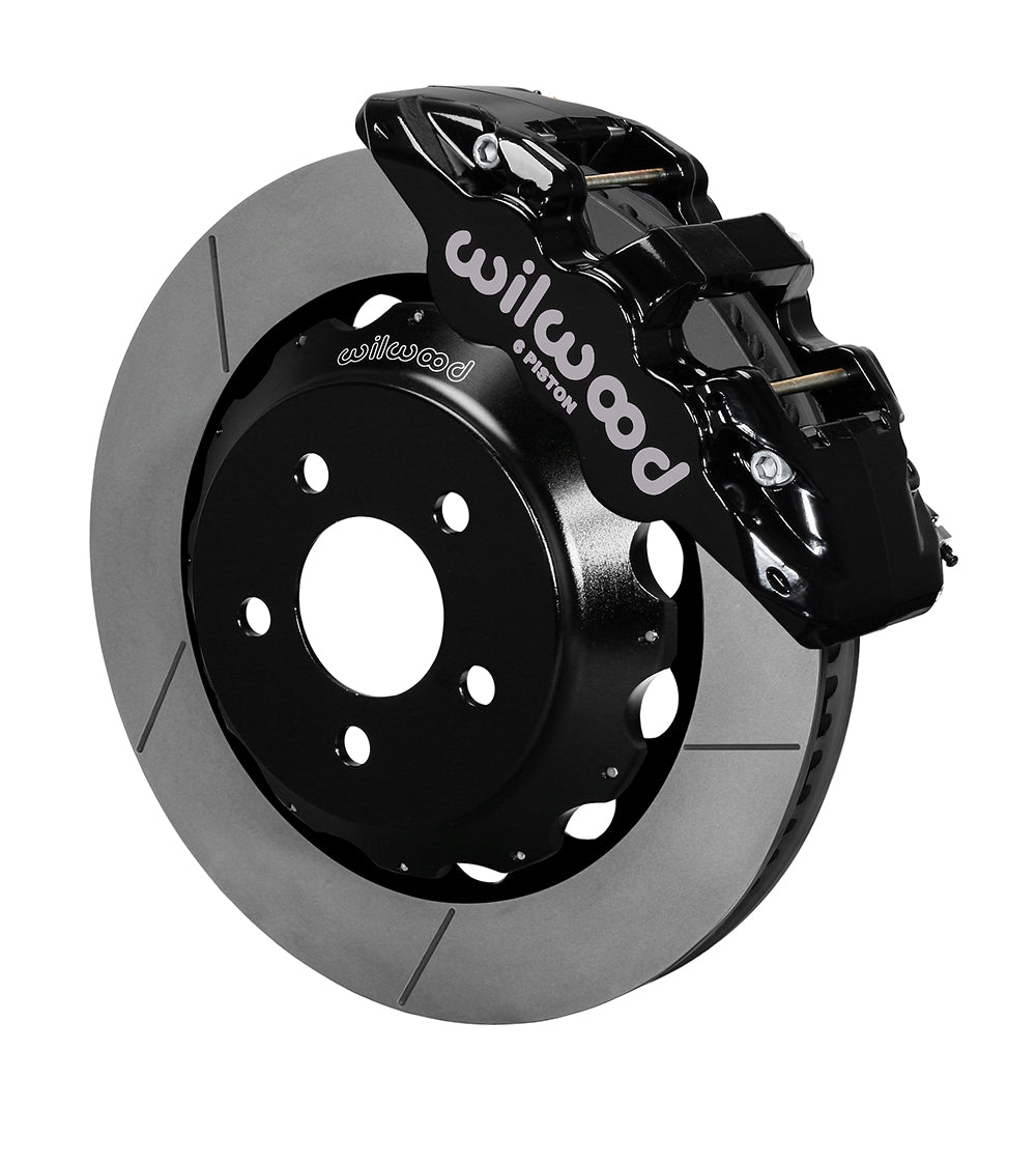 Kit de frenos delantero Wilwood 140-13886 AERO6 Big Brake 14.00 negro para Ford