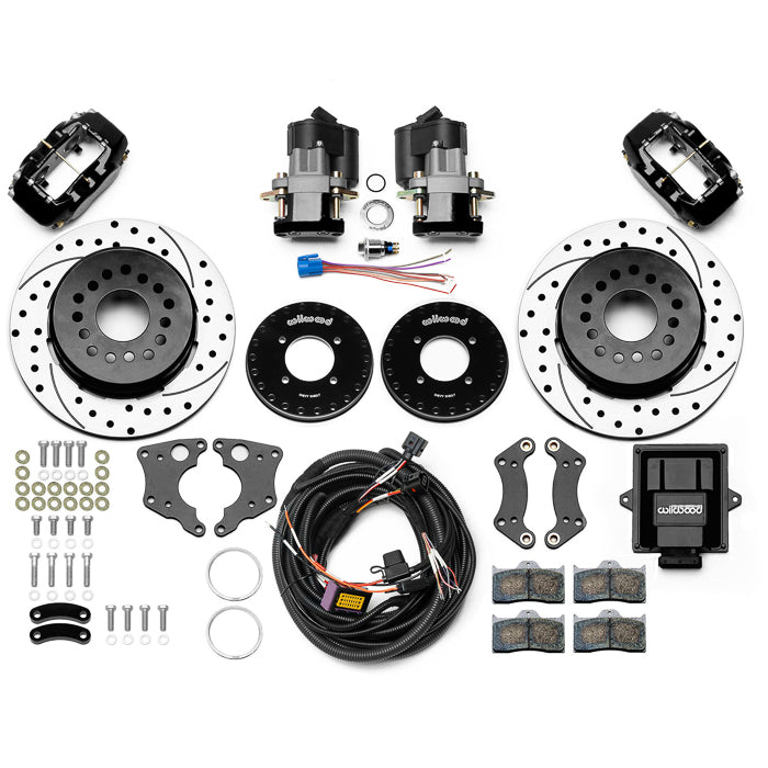 Wilwood 140-16164 Kit de frenos trasero Forged Dynalite 12,19 taladrado
