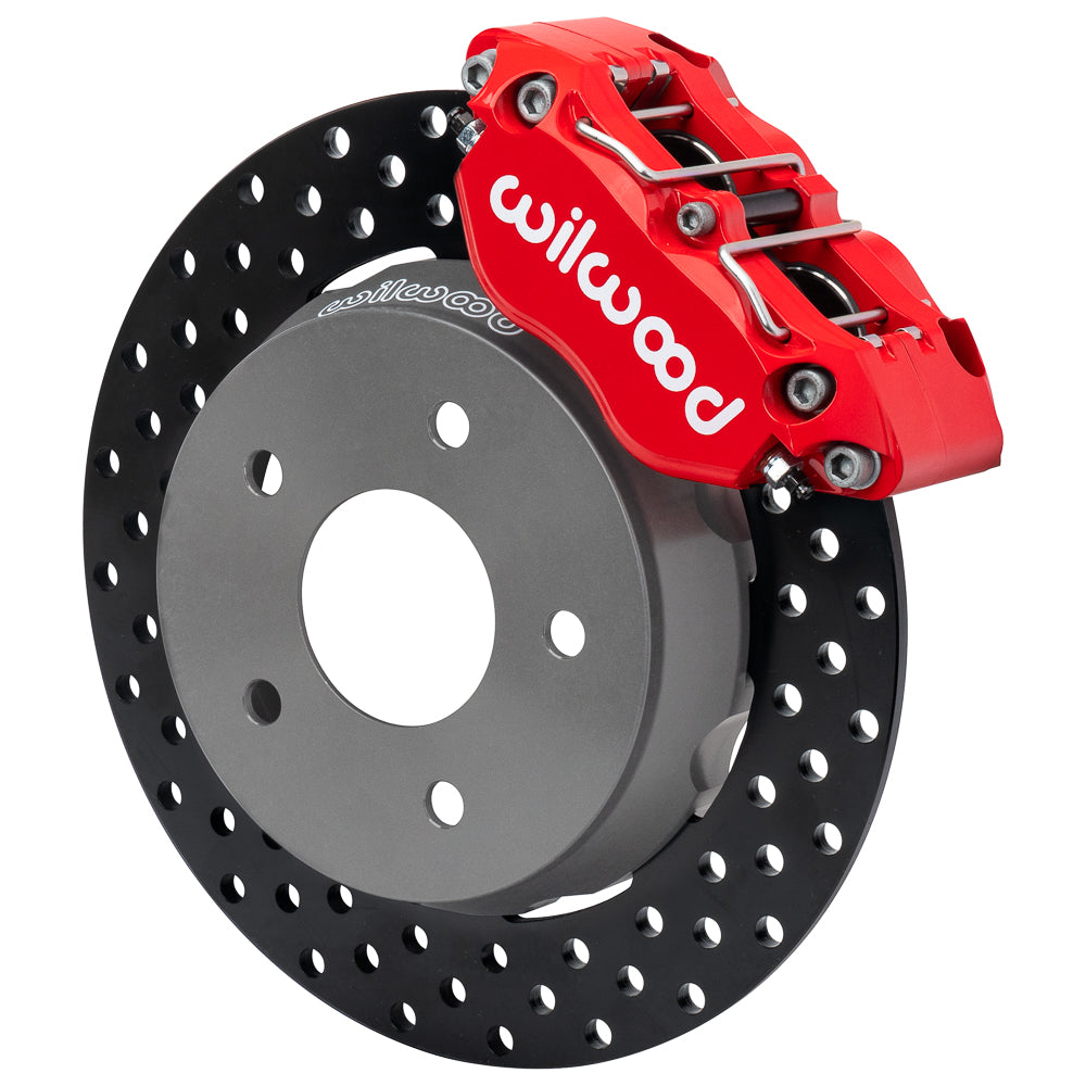 Wilwood 140-17568-DR NDPR Kit de frenos delantero UTV taladrado rojo para Polaris RZR
