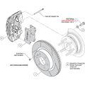 Wilwood 140-17956 AERO4-DM 13.25-Inch Direct Mount Rear Brake Kit for 2022-2024 Mercedes Benz Sprinter AWD