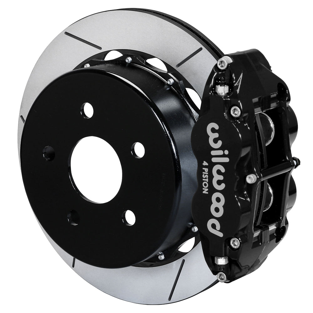 Wilwood 140-18075 Kit de freno trasero big brake Forged Narrow Superlite 4R para freno de mano original 13,5 negro