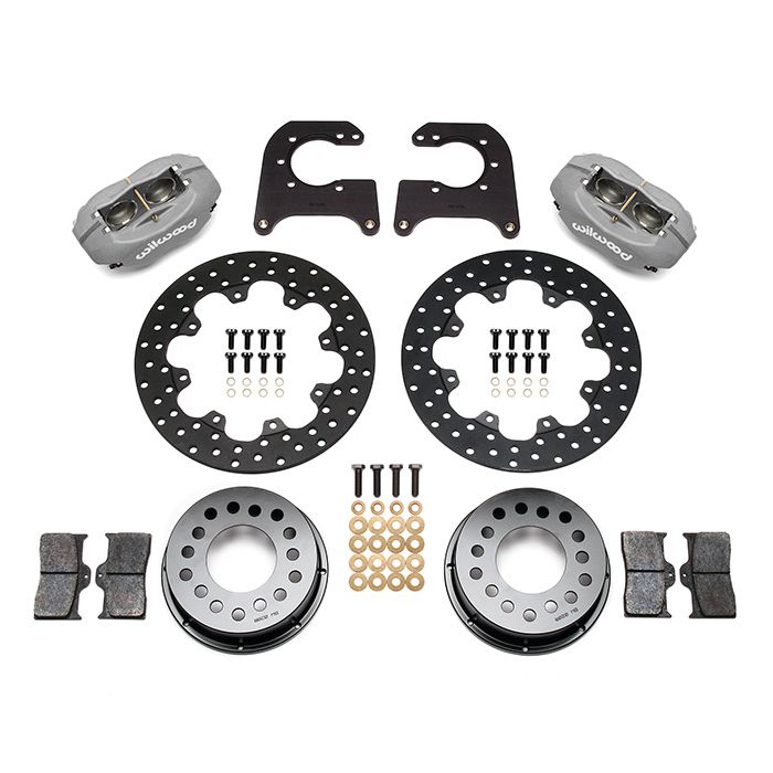 Wilwood 140-5771-BD Forged Dynalite Drilled Rear Drag Brake Kit 2.91