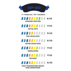 Wilwood 150-20-D154K BP-20 D154 Brake Pads High-performance street competition pads .52