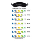 Wilwood Brake Pads 150-40-7812K BP-40 7812 High Temp Race Pads .49