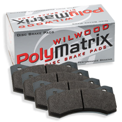Pastillas de freno Wilwood 15A-7062K-B PolyMatrix A 9830 High-Temperature Racing Pads 1.18