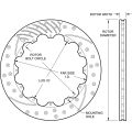 Wilwood 160-11313-BK 14.25" High Performance SRP Drilled Rotor (Right)