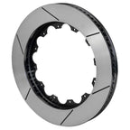 Wilwood 160-11315-GTB GT 72 Curved Vane Rotor Slotted 14.25 Black Right