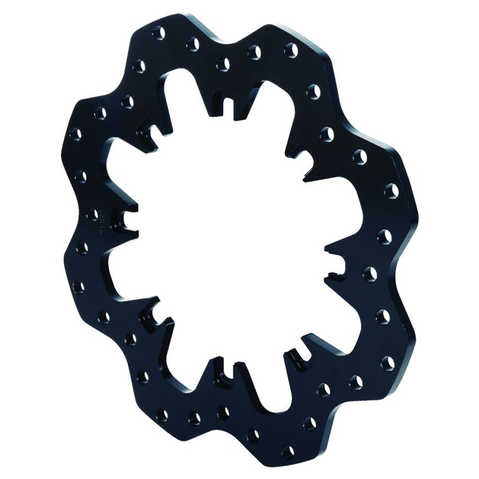 Wilwood 160-5538 Drilled Steel Scalloped Dynamic Mount Rotor 12.19