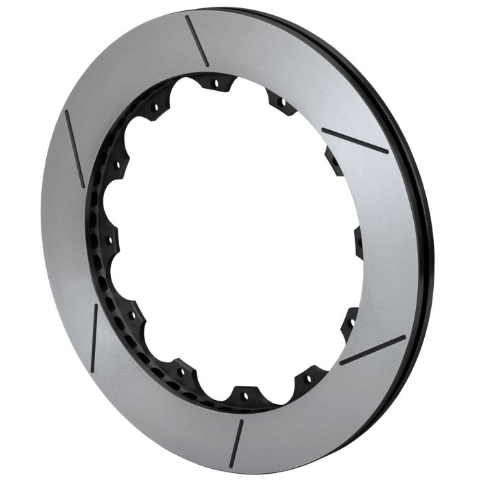 Wilwood 160-9960-GTB GT 48 Rotor de paletas curvas para mano izquierda, color negro 12,88