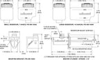 Bomba de freno compacta Wilwood 260-10372 con montaje remoto por brida 3/4"