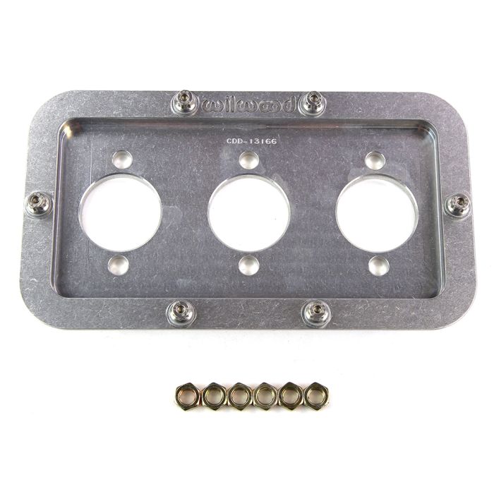 Pedal de freno y embrague Wilwood 340-16350 con montaje oscilante, relación de transmisión 5.50-6.25:1, triple cilindro maestro.