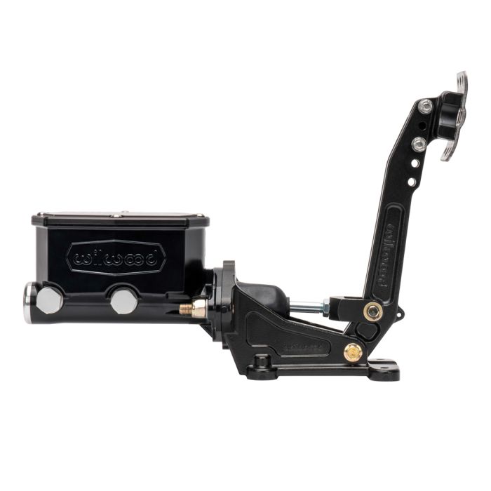 Pedal de freno Wilwood 340-17698 para montaje en piso, relación 5.25-6:1, para motocicletas tándem.