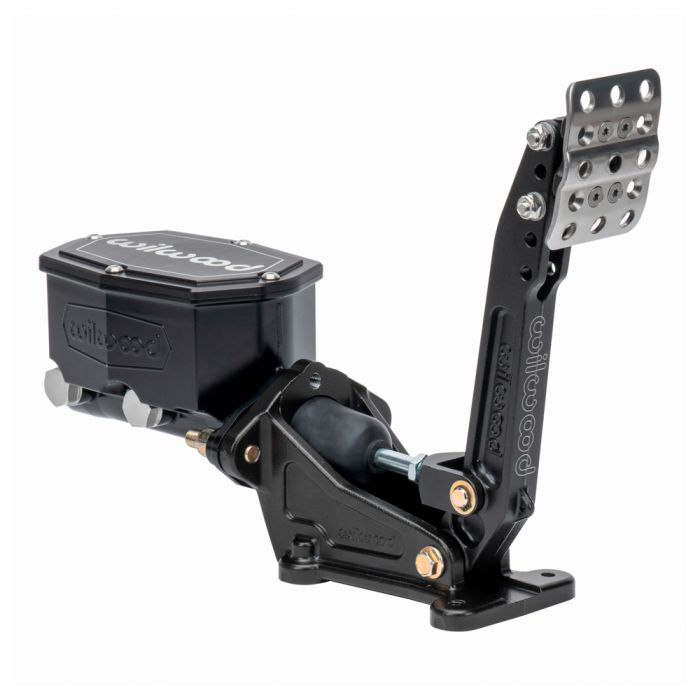 Pedal de freno Wilwood 340-17698 para montaje en piso, relación 5.25-6:1, para motocicletas tándem.