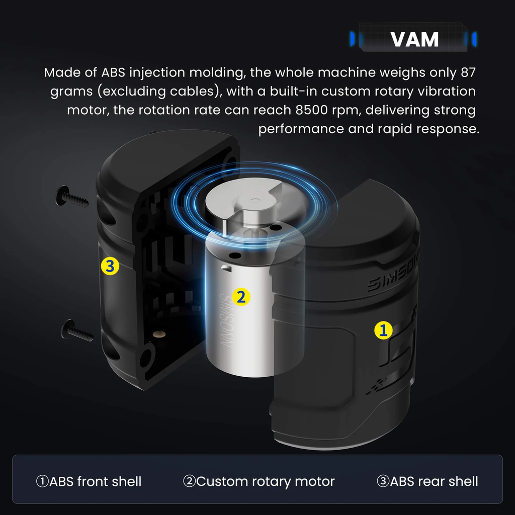 Reactor de pedal para vibración SIMSONN VAM Linear Motor Simulador Simracing