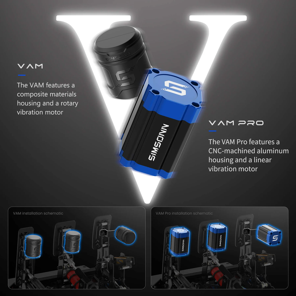 Reactor de pedal para vibración SIMSONN VAM Linear Motor Simulador Simracing