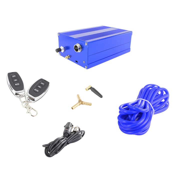 Vacuum-actuated exhaust valve with 63mm (2.5") control unit.