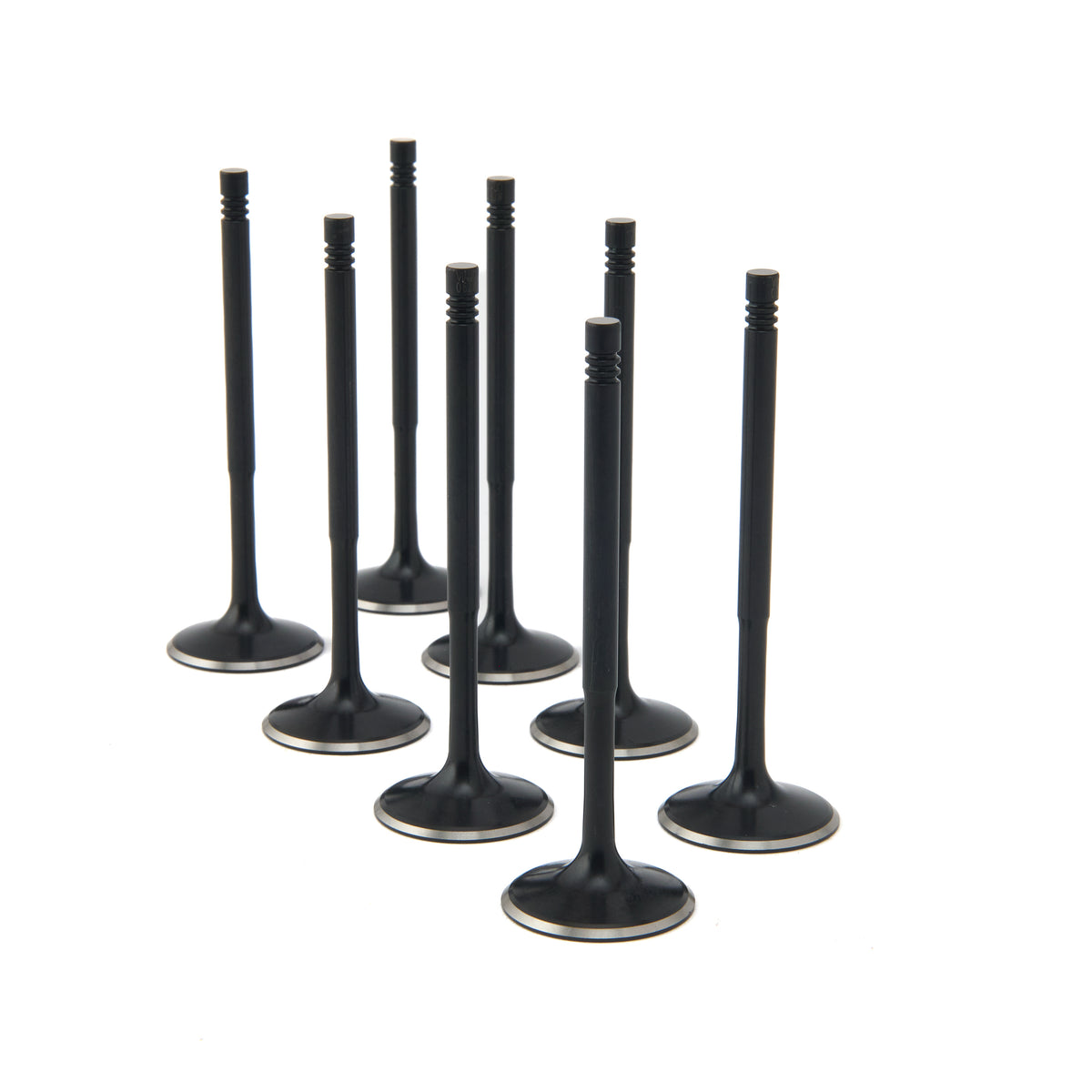 Válvulas de admisión ZRP estándar nitruradas en negro para Mini Cooper Peugeot BMW Citroen 1.6L RS6 Turbo