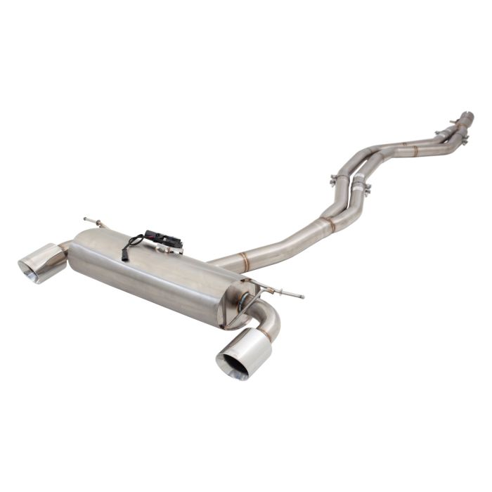 XForce exhaust system with Varex muffler for 2016-2019 BMW 1 Series F20 M140i stainless steel