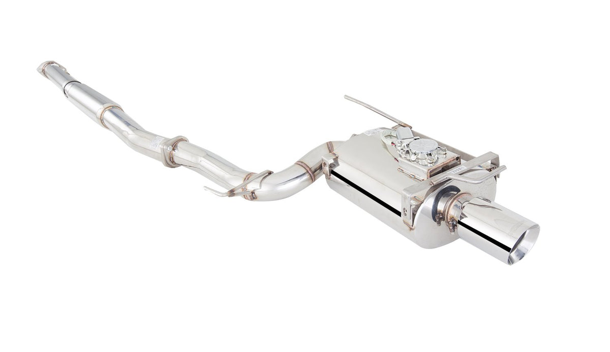 Sistema de escape XForce con silenciador Varex para Mitsubishi Lancer 2001-2007 EVO 7 8 9 acero inoxidable