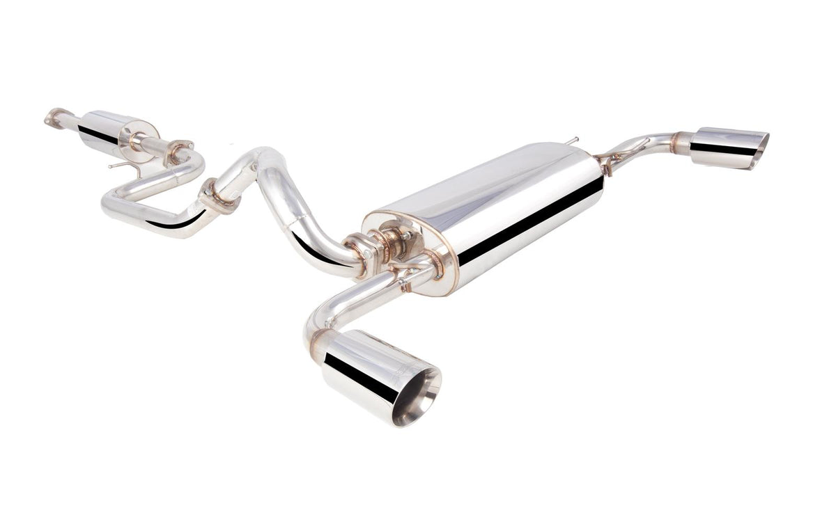 Sistema de escape XForce con silenciador Varex para Mazda 3 2010-2013 SP25 Hatch de acero inoxidable
