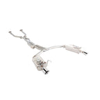 XForce Varex Muffler Exhaust System for 2009-2013 Lexus IS350 SEDAN, Stainless Steel.