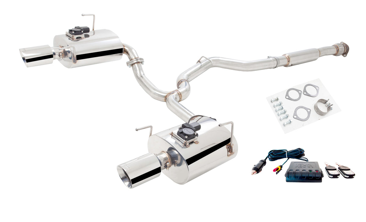 Sistema de escape XForce con silenciador Varex para Subaru FORESTER 2009-2012 DIESEL (SH) de acero inoxidable